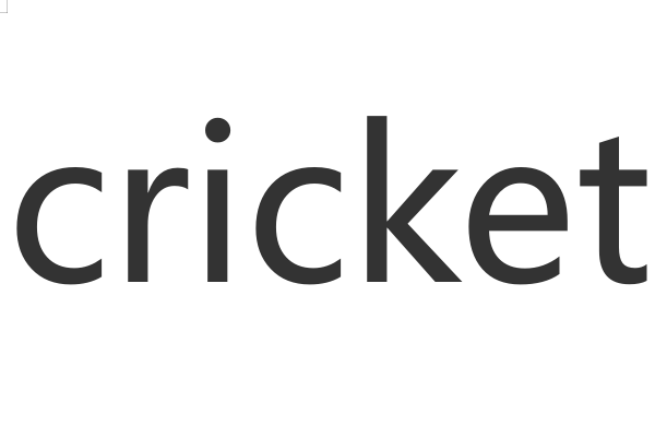 cricket cricket是什么意思 