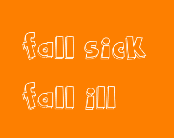 fallill_ fall sick和fall ill的区别 